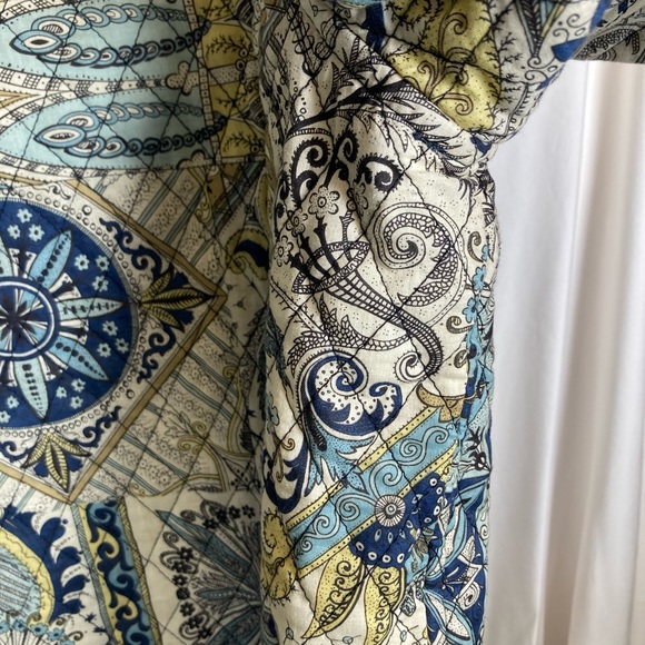 BonWorth Women's Quilted Reversible Utility Jacket - Blue and Yellow Sz L - Picture 7 of 13